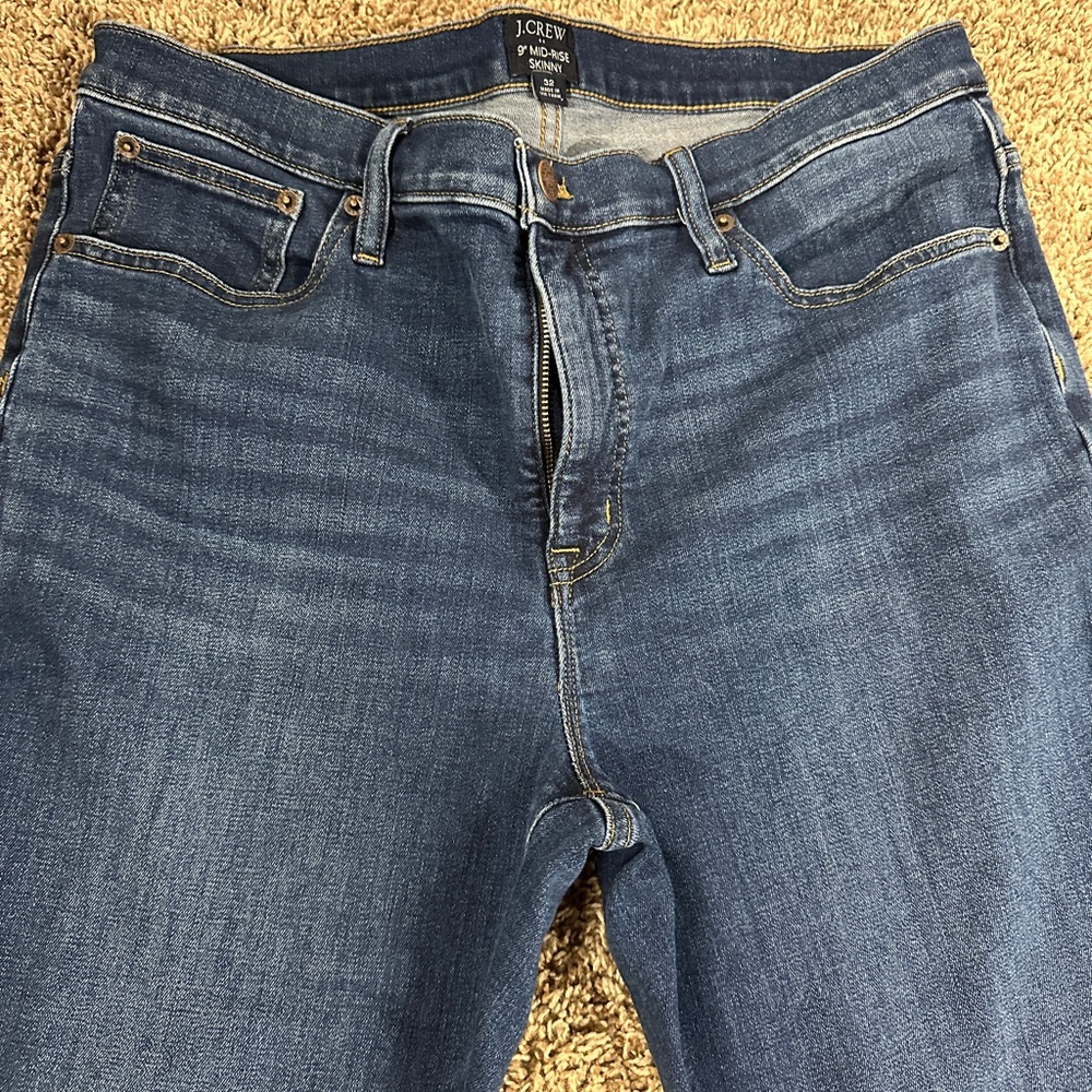 J.Crew mid rise skinny jeans